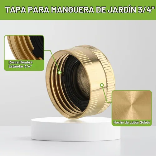 Vista 4 de 12PCS 3/4" Tapa de manguera de jardín Conector de manguera