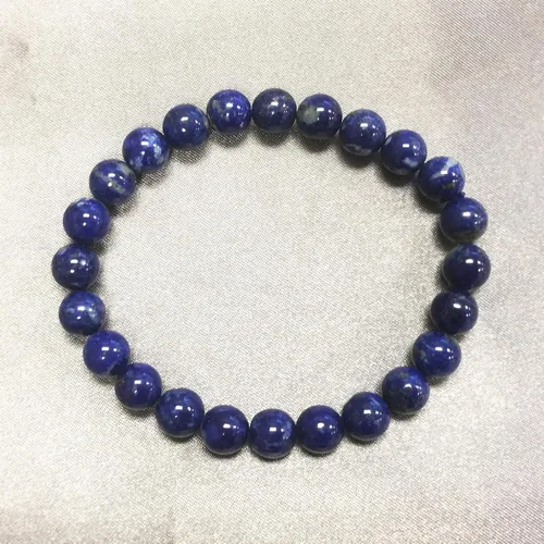 Vista 641 de Gem Avenue Handmade Round Bead Stretch Bracelet Unisex Natural Stone Beaded Jewelry for Men & Women, Elastic Wristband for Daily Wear