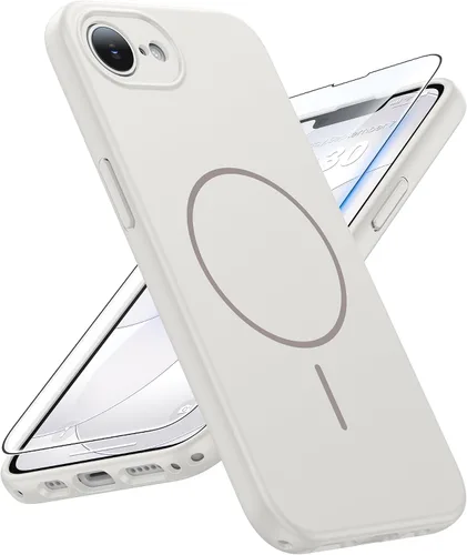 Vista 160 de FNTCASE Funda para iPhone 17 Pro: Fundas delgadas translúcidas de color azul claro compatibles con MagSafe, protección completa de la cámara