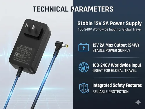 Vista 6 de VUOHOEG Cargador portátil de puerta de enlace de 12V 2A para GWTN156-11 GWTN141-5 GWTC116-2 GWNC21524, adaptador de CA de repuesto de 24 W con cable