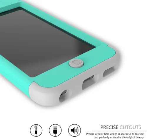 Vista 4 de Funda iPod Touch 5, iPod Touch 6, funda resistente a impacto fuertes SLMY (TM), funda protectora para iPod Apple Touch 5ta y 6ta