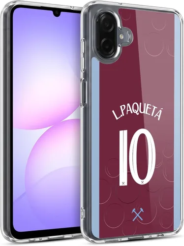 Vista 111 de Head Case Designs Officially Licensed West Ham United FC James Ward-Prowse 2023/24 Players Home Kit Gel Case [Military Grade Protection] Compatible