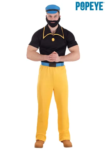 Vista 4 de Disfraz de Brutus Popeye para Hombre Multicolor