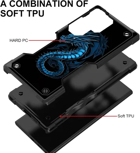 Vista 863 de Funda para Galaxy A14 5G, [Doble Capa][Protección contra Caídas de Grado Militar de 10 Pies] [Antideslizante] Funda Resistente a Prueba de Golpes