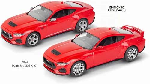 Vista 4 de Revell 14586 2024 Ford Mustang GT 1:25 Escala 65 piezas Nivel 3 Modelo Kit de construcción de automóviles