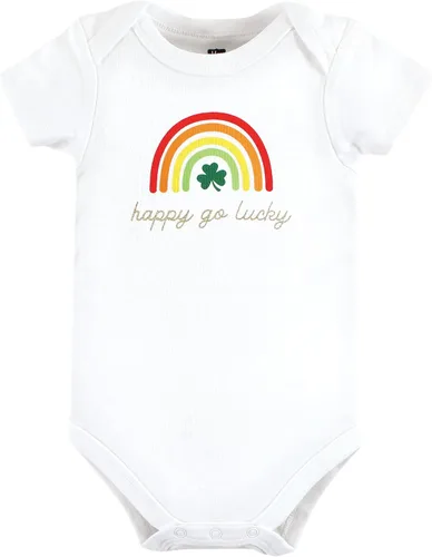 Vista 141 de Hudson Baby baby-girls Cotton Bodysuits 3-pack