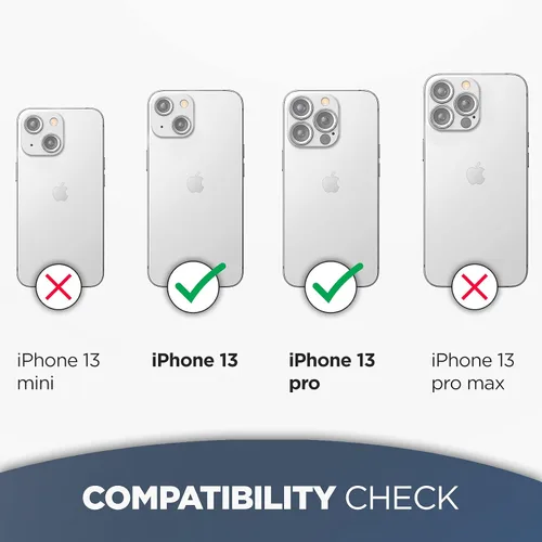 Vista 2 de ENCASED Defcon - Protector de pantalla diseñado para iPhone 13/13 PRO (2021), alternativa de vidrio inastillable flexible
