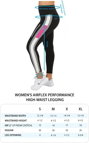 Vista 5 de IZOD Leggings de entrenamiento de cintura alta con textura activa para mujer con bolsillos