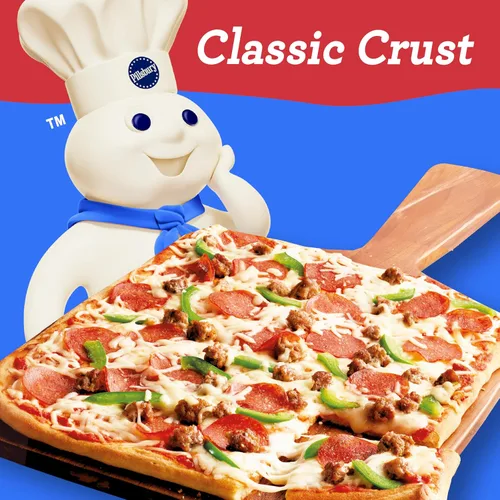Vista 3 de Pillsbury Corteza de pizza clásica refrigerada, 13.8 oz.