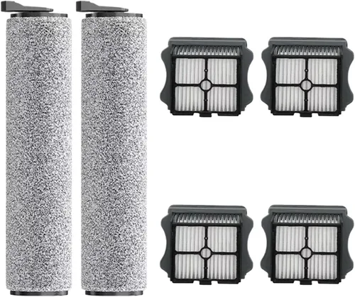 Vista 8 de Compatible with Tineco Floor One S3 Roller Brush & HEPA Filter 4pcs