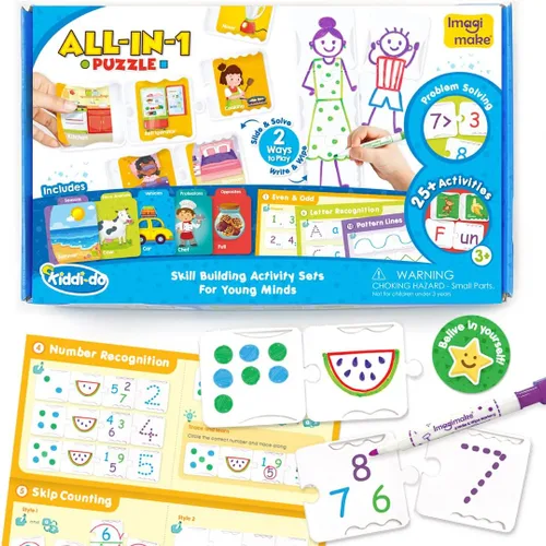 Vista 8 de Imagimake Make with Shapes - Rompecabezas de vehículos para niños a partir