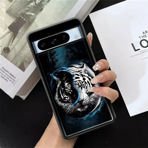 Vista 885 de Compatible con Google Pixel 4A 5G Mobile Case Creative Acrylic Panel trasero Silicona Protección Grip especialmente diseñado para Google Pixel 4A 5G