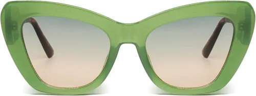 Vista 2 de Freckles Mark Gafas de sol de diseño de moda para mujer, lindas gafas de sol cuadradas de ojo de gato