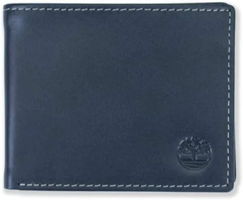 Vista 18 de Cartera de cuero para hombre de Timberland con bolsillo abatible adjunto