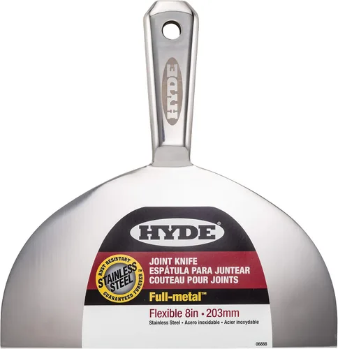 Vista 2 de HYDE 06580 Cuchillo rígido de acero inoxidable de metal completo, 4