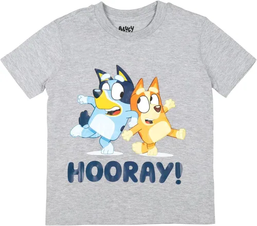 Vista 3 de Bluey Paquete de 3 camisetas gráficas de bingo para niños pequeños a grandes