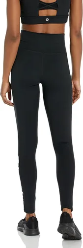 Vista 2 de Champion Medias suaves al tacto para mujer, mallas de tiro alto para mujer, leggings elásticos para mujer, logotipo de escritura, entrepierna de 27