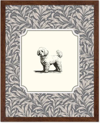 Vista 21 de Poster Master Póster Vintage de Cocker Spaniel Inglés - Impronta Retro de Perro - Arte Floral - Arte de Cachorros - Arte para Amantes de Animales