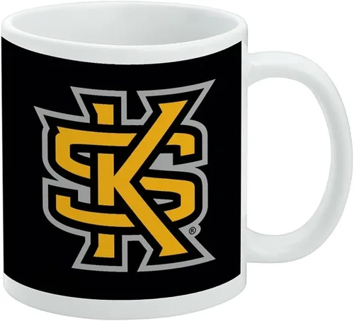 Vista 327 de Taza de cerámica con el logotipo principal de la Universidad Rider, taza de regalo novedosa para café, té y bebidas calientes, 11oz, blanca