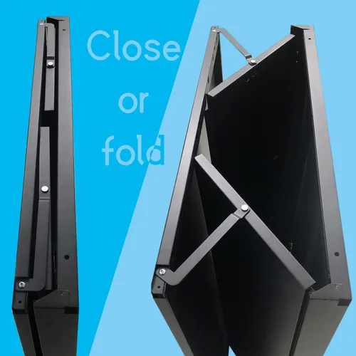 Vista 6 de Armario de almacenamiento de metal de 42 pulgadas con cerradura, gabinete de almacenamiento con 2 estantes, gabinete de acero con 2 puertas