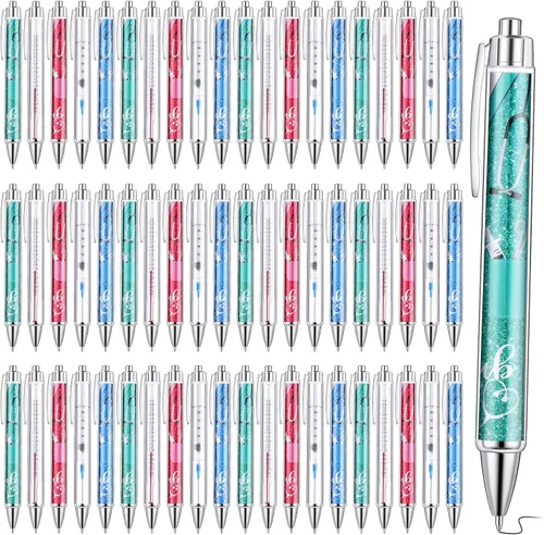 Vista 11 de Jetec Juego de 10 Bolígrafos de Enfermera a Granel Regalo de Navidad CNA Tinta de Apreciación Bolígrafos Divertidos Conjunto Médico Mensaje