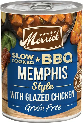 Vista 14 de Merrick - Comida húmeda para perros, barbacoa cocinada a fuego lento estilo Texas con carne de res estofada, sin cereales, comida enlatada