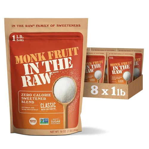 Vista 7 de Monk Fruit In The Raw Edulcorante Convencional, 16 onzas (paquete de 1)