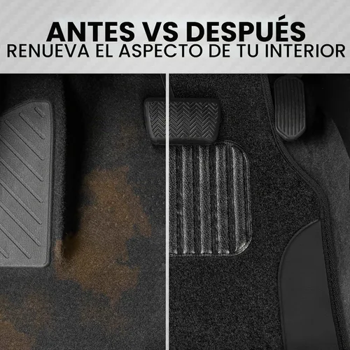 Vista 4 de BDK PolyPro - Juego completo de fundas para asientos de coche en negro con alfombras de piso a juego - Fundas para asientos de automóviles Todo negro