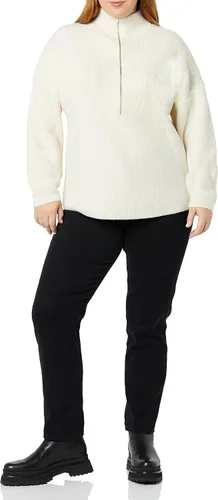 Vista 3 de Tienda Essentials Women's Mid Gauge Stretch Half Zip Polo Collar Sweater (Previously Daily Ritual)