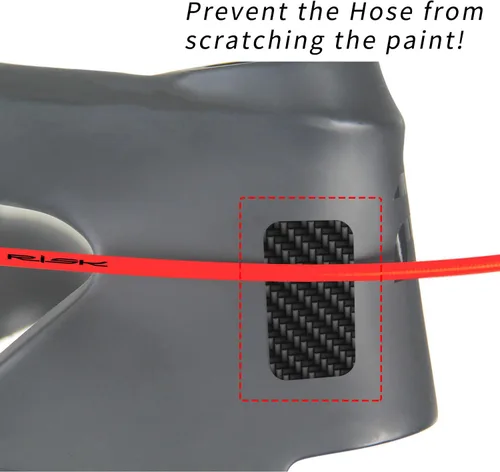 Vista 4 de Cinta adhesiva protectora para marco de bicicleta, protector de cadena, resistente a los arañazos, resistente a los arañazos