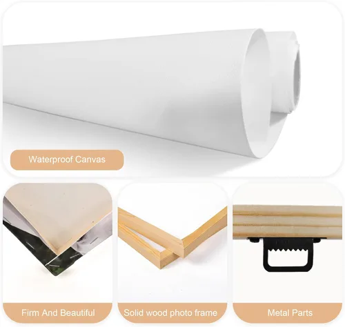 Vista 6 de HomeLifairy Impresiones en lienzo personalizadas con tus fotos, impresiones de lienzo personalizadas enmarcadas para bodas, decoración del hogar