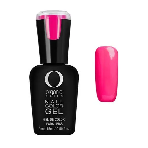 Vista 4 de Organic Nails Gel Color Group Glow It (azul brillante)