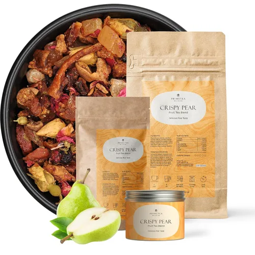 Vista 27 de Prime Tea Grandma's Fruit Basket – Exquisita fruta tisana, hojas sueltas orgánicas de primera calidad, deliciosa mezcla de té de hierbas, natural