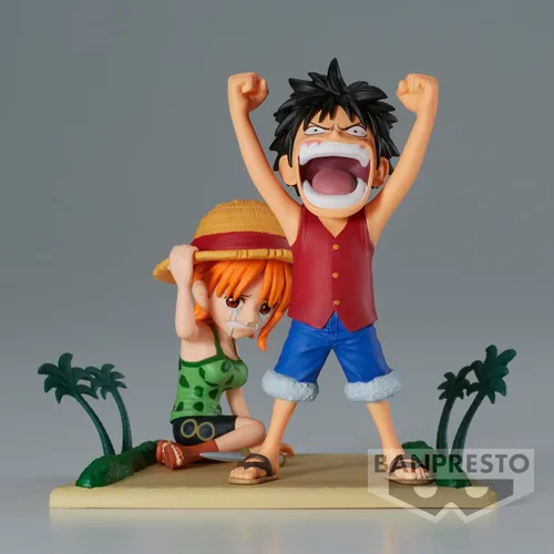 Vista 8 de Banpresto - One Piece - Log Stories - Luffy & Nami, World Collectable Figure de Bandai Spirits