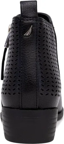Vista 3 de Nautica Kids Girls Ankle Bootie With Side Buckle and Zipper, Dress Boot -For Youth & Toddler (ToddlerLittleBig Kids)