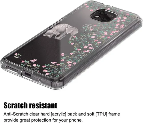 Vista 4 de Funda transparente para Motorola Moto G Power (2021) [No para Moto G Power 2020] [Elephant]