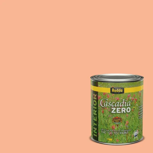 Vista 193 de Rodda Paint CASCADIA ZERO - Pintura plana e imprimación para interiores en uno, cuarto de galón, crema de ballet