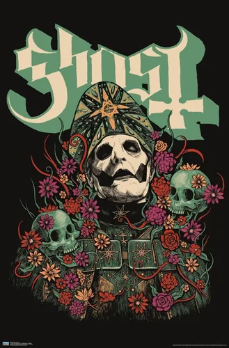Vista 7 de Trends International Ghost - Póster de pared Bliss, 22.37 x 34.00 pulgadas, versión premium sin marco