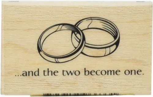 Vista 11 de Inkadinkado Sello de goma montado en ramo de novia para hacer tarjetas de boda y álbumes de recortes, 3 x 3 x 1 pulgadas