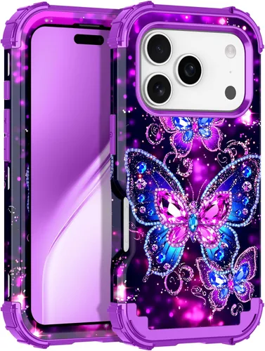 Vista 16 de Rancase Funda para iPhone 11, tres capas de alta resistencia a prueba de golpes, protección de plástico duro + funda protectora de goma de silicona