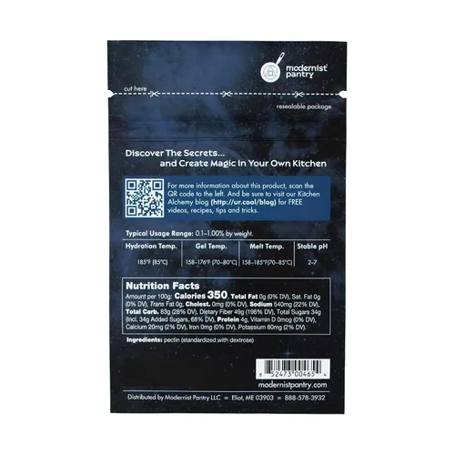 Vista 3 de Pectina - Set lento de alto metoxilo vegano OU Kosher certificado - 50g/2oz