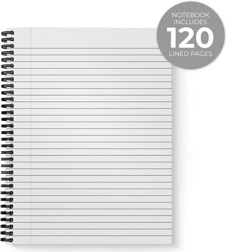 Vista 4 de Gotcha Covered Notebooks You Are Dino-Mite - Cuaderno de espiral para niños, 8.5 x 11 pulgadas, 120 páginas con rayas anchas, tapa blanda laminada