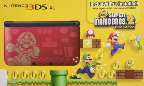 Vista 3 de Nintendo 3DS XL New Super Mario Bros 2 Limited Edition Renewed
