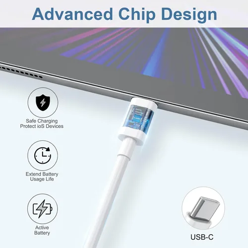 Vista 5 de Cable de carga USB C a USB C para Apple, 3 pies 60 W, paquete de 3 unidades, USBC/tipo C a tipo C, cable de carga rápida compatible con iPhone 17/17