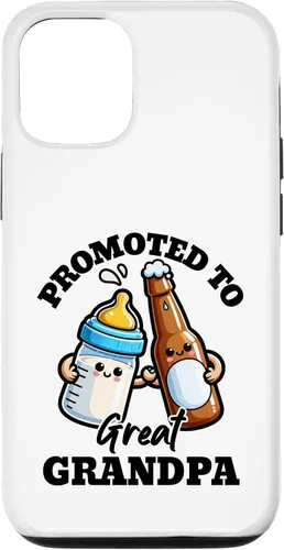 Vista 28 de Great Grandpa to Be Promoted to Great Grandpa Est. 2026 2027 Case for iPhone 16