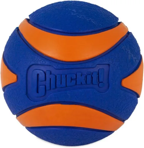 Vista 4 de Chuckit! Bola ultra chirriante, flotadores, XL 3.5 pulgadas, para perros Squeaker