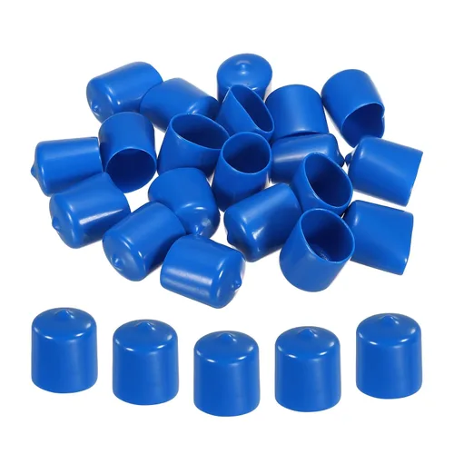 Vista 23 de MECCANIXITY 200 tapas de goma para extremos de goma, 0.079 in, protector de rosca de tornillo de vinilo, tapas de vacío redondas de PVC para tubería