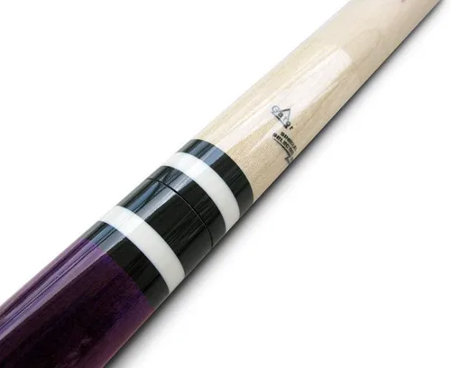 Vista 4 de 49% de descuento en oferta - Champion ST Irish Wrap Purple Maple Pool Cue, eje de arce de 58 pulgadas, junta de taco de 5/16 pulgadas x 18