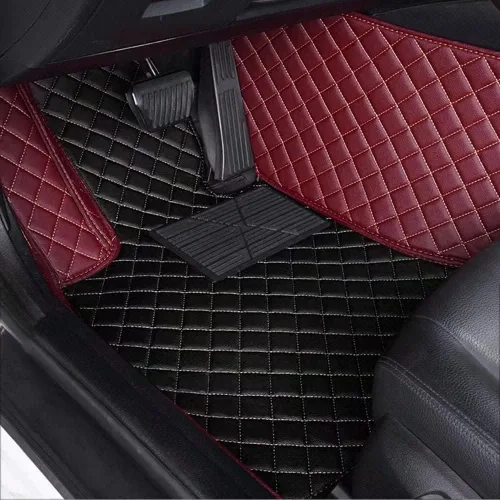 Vista 4 de La personalización privada incluye el 96% de los sedán, SUV, tapetes de coche deportivo, forro de cuero antideslizante, alfombrillas de auto Beige