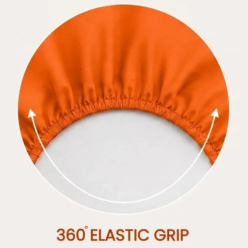 Vista 35 de Sábana bajera ajustable de lujo suave de 600 hilos, 100% algodón egipcio, sábana bajera ajustable individual con elástico alrededor, se adapta a